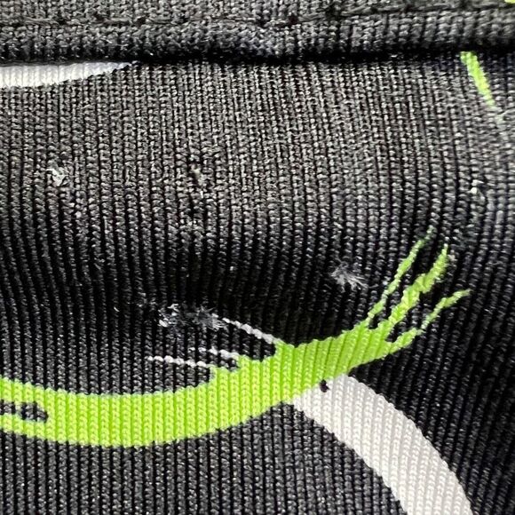 Greg Norman Skort Skirt Women's Large Black Green Circle Print Knit Stretch Golf - Picture 6 of 8